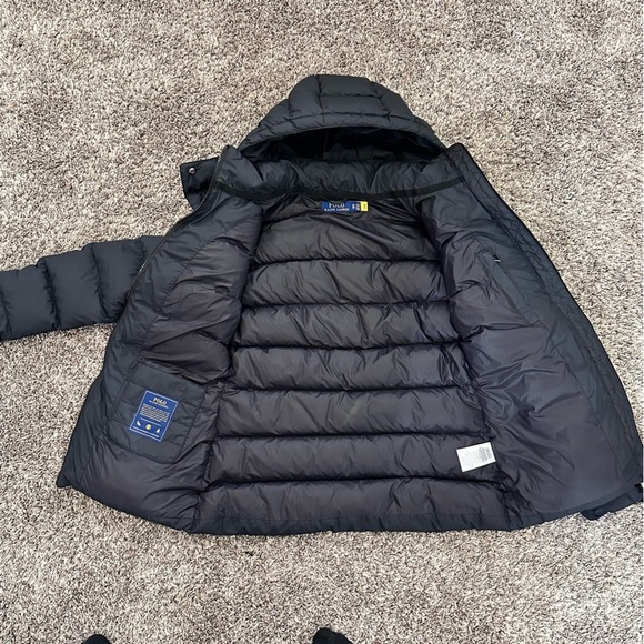 Polo Ralph Lauren Belmont Down-Filled Jacket Black size xs - Picture 10 of 12
